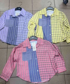 Koszule DZIECIĘCA,size 4-14lat,Paczka 6szt,1kolor