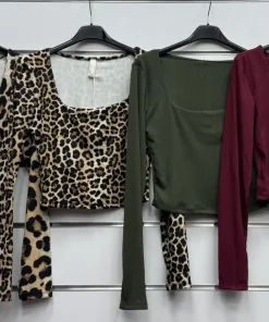 Bluzki Damskie WŁOSKA,Size uni,paczka 6szt, mix kolor