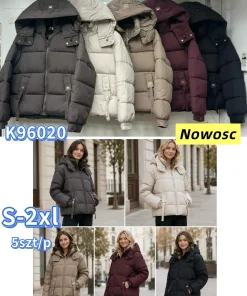 Kurtki Damskie,size s-2xl,paczka 5szt,1kolor