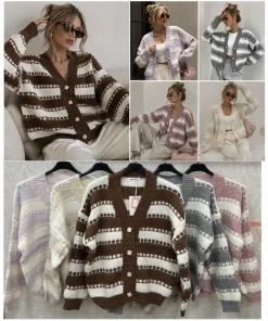 Swetry Damskie,size uni,Paczka 12szt,mix kolor