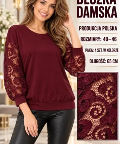 Bluzki damskie,size l-4xl,Paczka 5szt,1 kolor