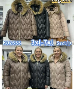 Kurtki damskie,size 3-7xl,paczka 5szt,1kolor