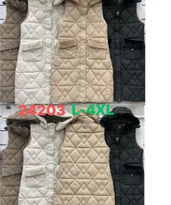 Kamizelki Damskie,size l-4xl,Paczka 5szt ,1kolor
