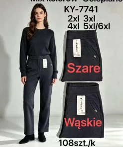 Spodnie Damskie,size 2/3-5/6xl,paczka 12szt,mix kolor