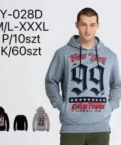 Bluzy MĘSKIE,size m/l-3xl,Paczka 10szt,mix kolor