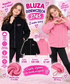 Bluzy DZIECIĘCA,size 116-146,paczka 12szt,mix kolor