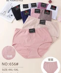 Majtki Damskie,size 4xl-5xl,Paczka 24szt,mix kolor