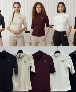 Bluzki Damskie WŁOSKA,Size uni,paczka 6szt, mix kolor