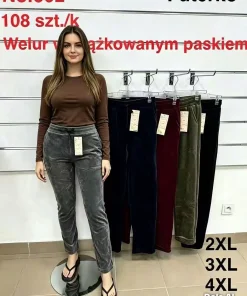 Spodnie Damskie,size 2/3-5/6xl,paczka 12szt,mix kolor