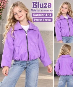 Bluzy DZIECIĘCA,size 4-14lat,Paczka 6szt,1kolor