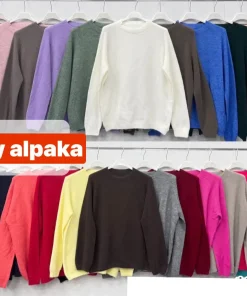Swetry Damskie WŁOSKA,Size uni,paczka 6szt, mix kolor