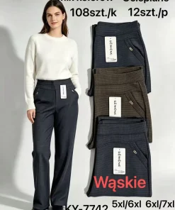 Spodnie Damskie,size 5/6-8/9xl,paczka 12szt,mix kolor