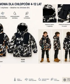 Kurtki DZIECIĘCA,size 4-12lat,Paczka 5szt ,1 kolor