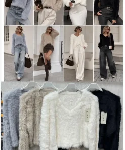 Swetry Damskie,size uni,paczka 12szt,mix kolor