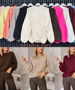 Swetry damskie,size uni,Paczka 6szt,mix kolor