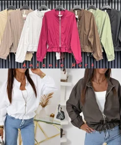 Kurtki damskie,size uni,Paczka 6szt,mix kolor