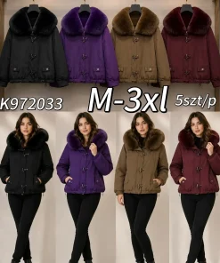 Kurtki damskie ,size m-3xl,Paczka 5szt ,1kolor
