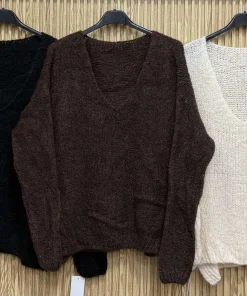Swetry Damskie WŁOSKA,Size uni,paczka 6szt, mix kolor