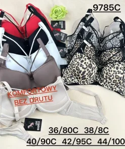 Biustonosz C Damskie,size 36/80-44/100,paczka 6szt,1kolor