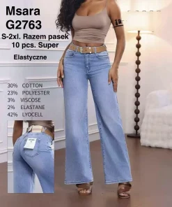 Jeansy Damskie,size s-2xl,Paczka 10szt ,1kolor