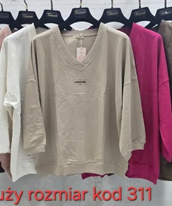 Bluzki Damskie,size uni,Paczka 12szt,mix kolor