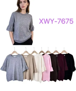Swetry damskie,size uni,paczka 12szt,mix kolor