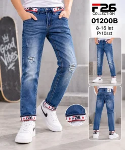 Spodnie JEANSY DZIECIĘCA,size 8-16lat,Paczka 10szt ,1kolor