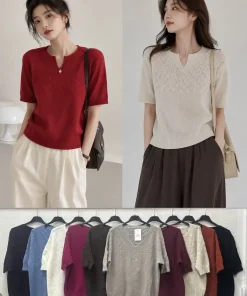 Swetry damskie ,size uni,Paczka 6szt ,mix kolor