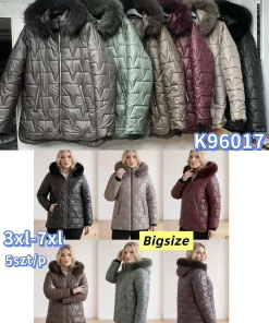 Kurtki damskie,size 3-7xl,Paczka 5szt,1kolor