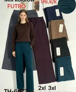 Spodnie Damskie,size 2/3-5/6xl,paczka 12szt,mix kolor