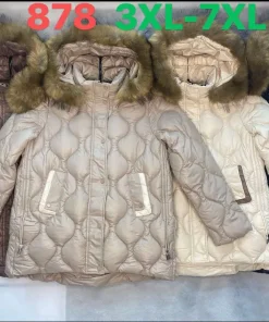 Kurtki Damskie,size 3xl-7xl,Paczka 5szt,1kolor