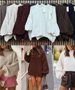 Swetry Damskie ,Size uni,paczka 6szt, mix kolor