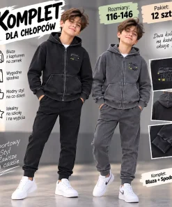 Komplety DZIECIĘCA,size 116-146,Paczka 12szt,mix kolor