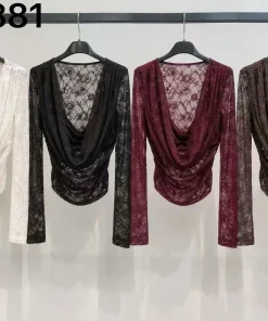 Bluzki Damskie WŁOSKA,Size uni,paczka 6szt, mix kolor