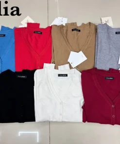 Swetry Damskie WŁOSKA,Size uni,paczka 6szt, mix kolor