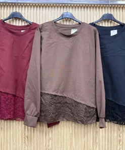 Bluzki Damskie WŁOSKA,Size uni,paczka 6szt, mix kolor