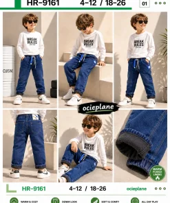 Spodnie JEANSY DZIECIĘCA,size 4-12lat,Paczka 5szt ,1kolor