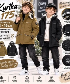 Kurtki DZIECIĘCA,size 8-16lat,paczka 10szt,mix kolor