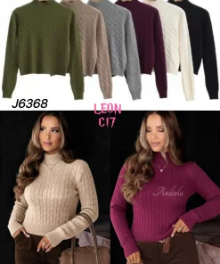 Swetry Damskie TURECKA,Size uni,paczka 12szt, mix kolor