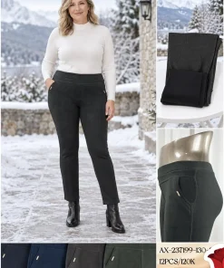 Spodnie Damskie,size 2xl-7xl,paczka 12szt,mix kolor