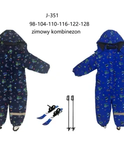 Kombinezony DZIECIĘCA,size 98-128,paczka 6szt,1kolor