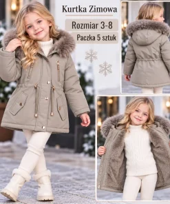 Kurtki DZIECIĘCA,size 3-8lat,paczka 5szt,1kolor