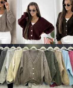 Swetry Damskie WŁOSKA,Size uni,paczka 6szt, mix kolor