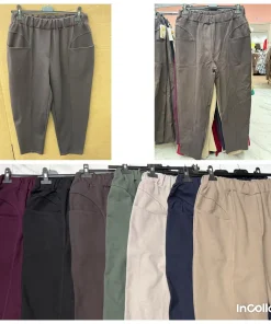 Spodnie Damskie WŁOSKA,Size uni,paczka 6szt, mix kolor