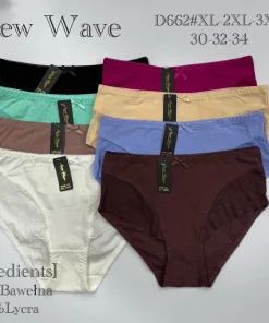 Majtki Damskie, size xl-3xl,paczka 24szt,mix kolor