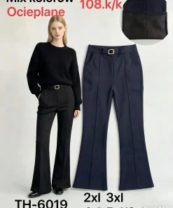 Spodnie Damskie,size 2/3-5/6xl,paczka 12szt,mix kolor
