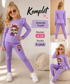 Komplety DZIECIĘCA,size 4-14lat,Paczka 6szt ,1 kolor