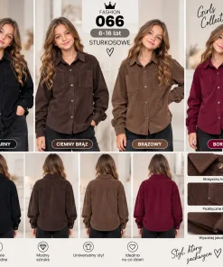 Koszule DZIECIĘCA,size 6-16lat,Paczka 6szt ,1kolor