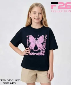 Bluzki DZIECIĘCA,size 4-12lat,paczka 5szt,1kolor