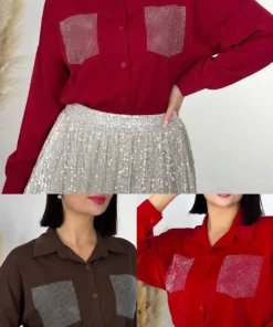 Koszule Damskie ,Size uni,paczka 6szt, mix kolor